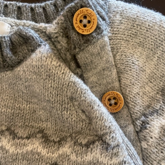 Cadet Rousselle French Holiday Sweater in Gray - Picture 3 of 3